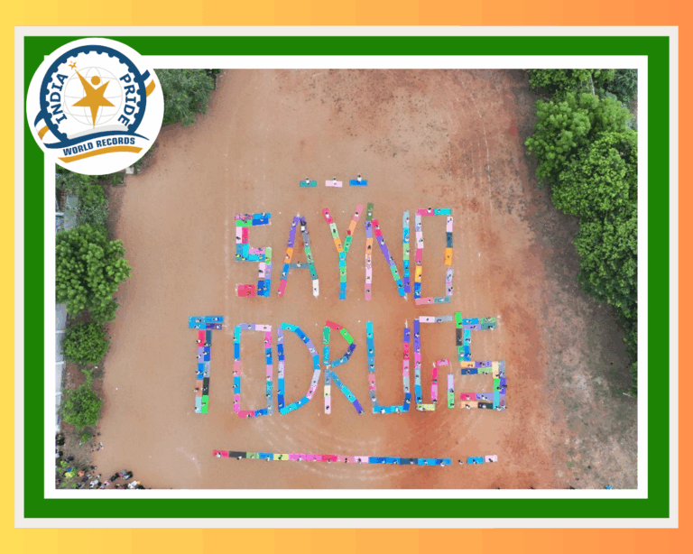 World Record in Drug Addiction Awareness Programme with Yoga