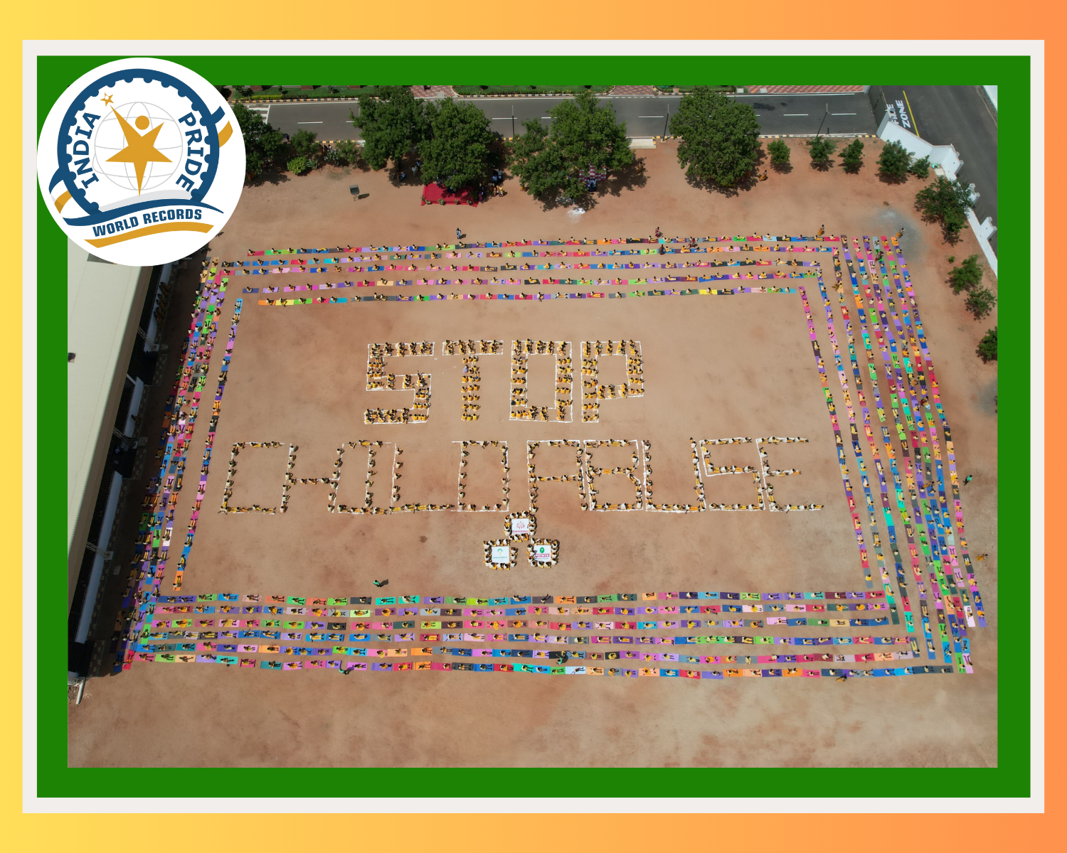 World Record In Child Abuse Awareness With Yoga