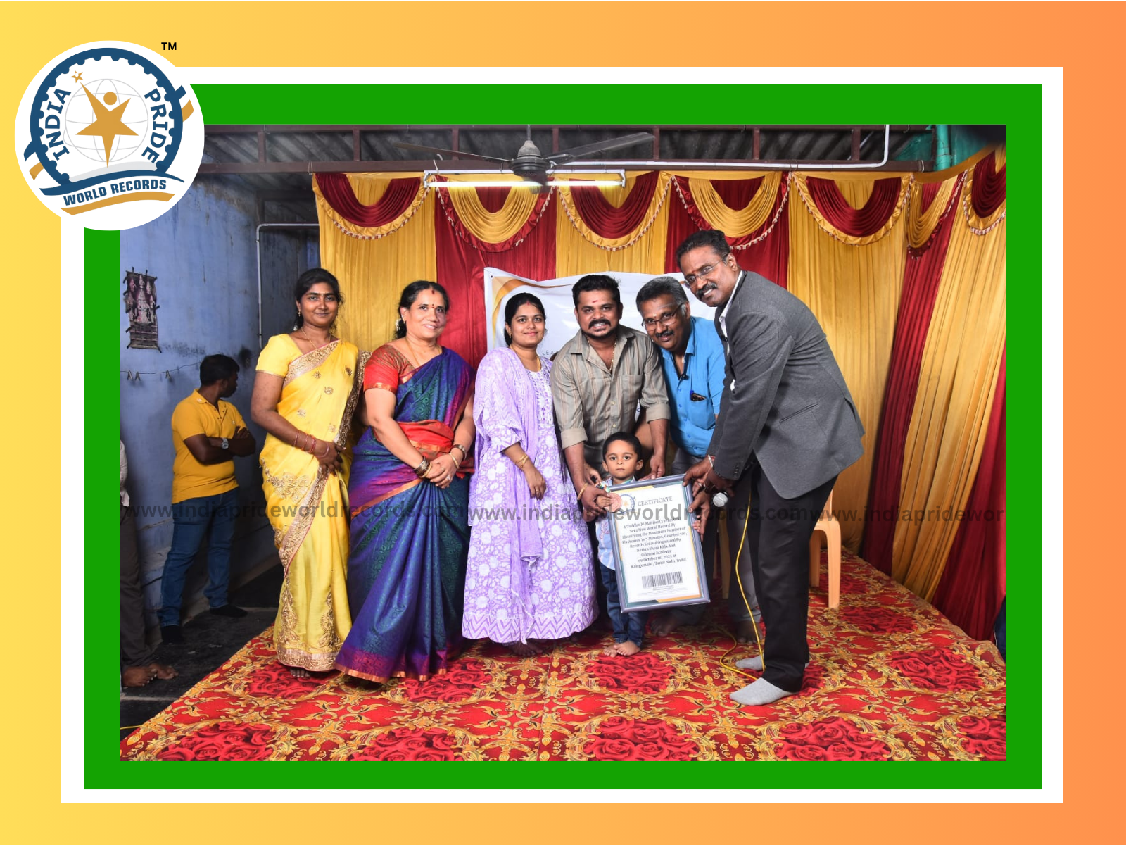 World Record in Maximum Number of Flashcard Identifying By  M.Mahilan