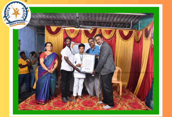 World Record In Most Number Of Yogasanas With Gk Questions By M.Sakthivel