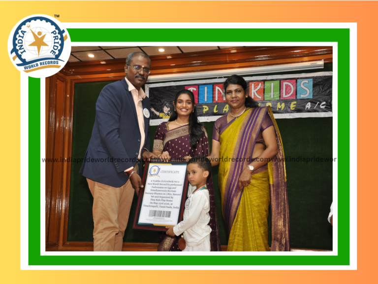 A New World Record By Toddler B.kiruthvik -Padmasana On Egg Simultaneously Recitate Nursery Rhymes