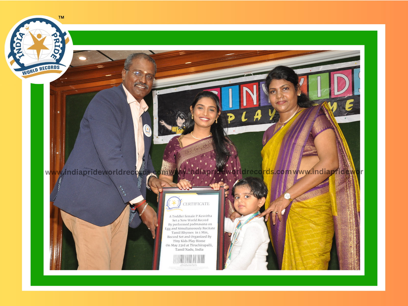 A New World Record By Toddler P.Kesvitha-Padmasana On Egg Simultaneously Recitate Tamil Rhymes-2026