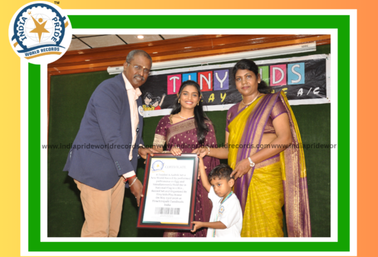 A.Aadvik Set a New World Record- Padmasana On Egg Simultaneously Hold the National Flag