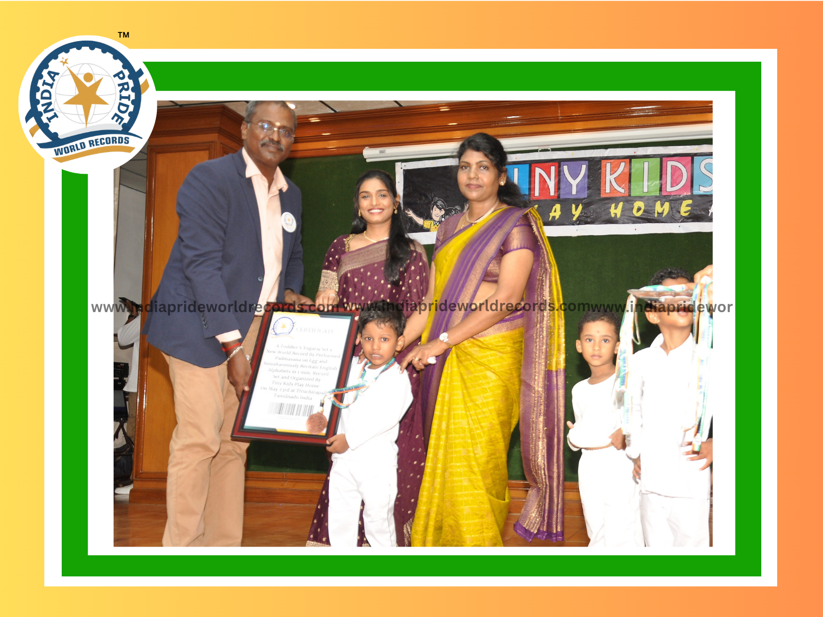 A New World Record by Toddler S.Yugaraj- padmasana On Egg and Simultaneously Recitate English Alphabets
